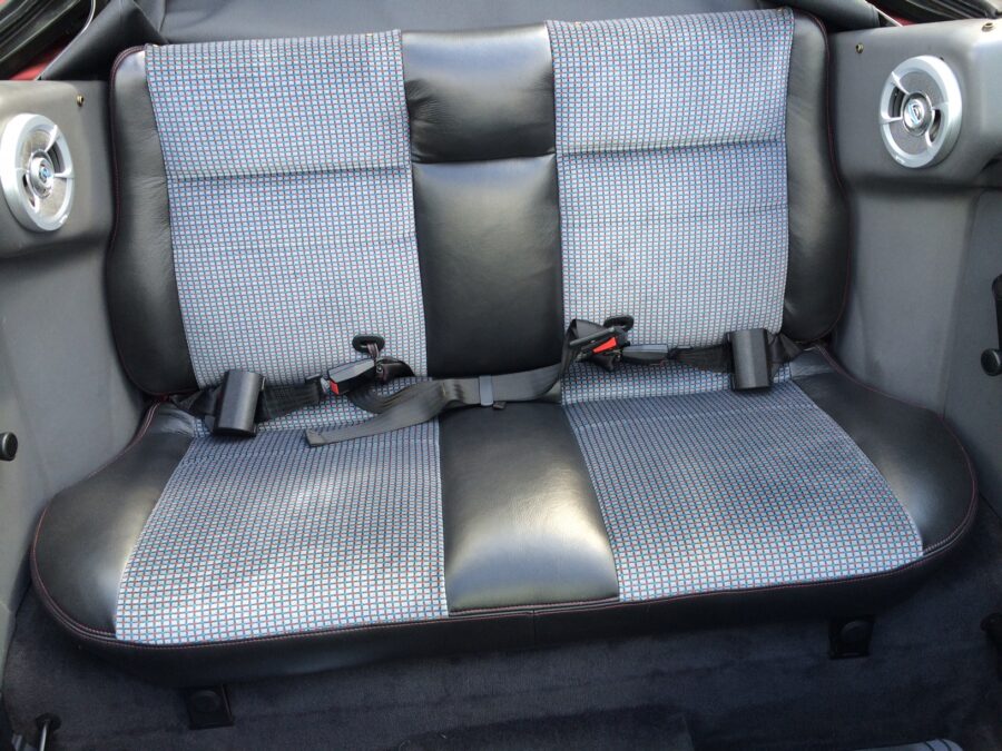 Escort Cabriolet rear seats with Zolda fabric
