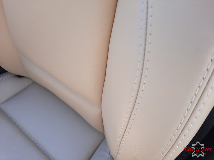 BMW E85 Z4 retrimmed in full leather hide.